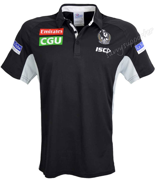 Collingwood Magpies AFL ISC Team Media Polo Shirt