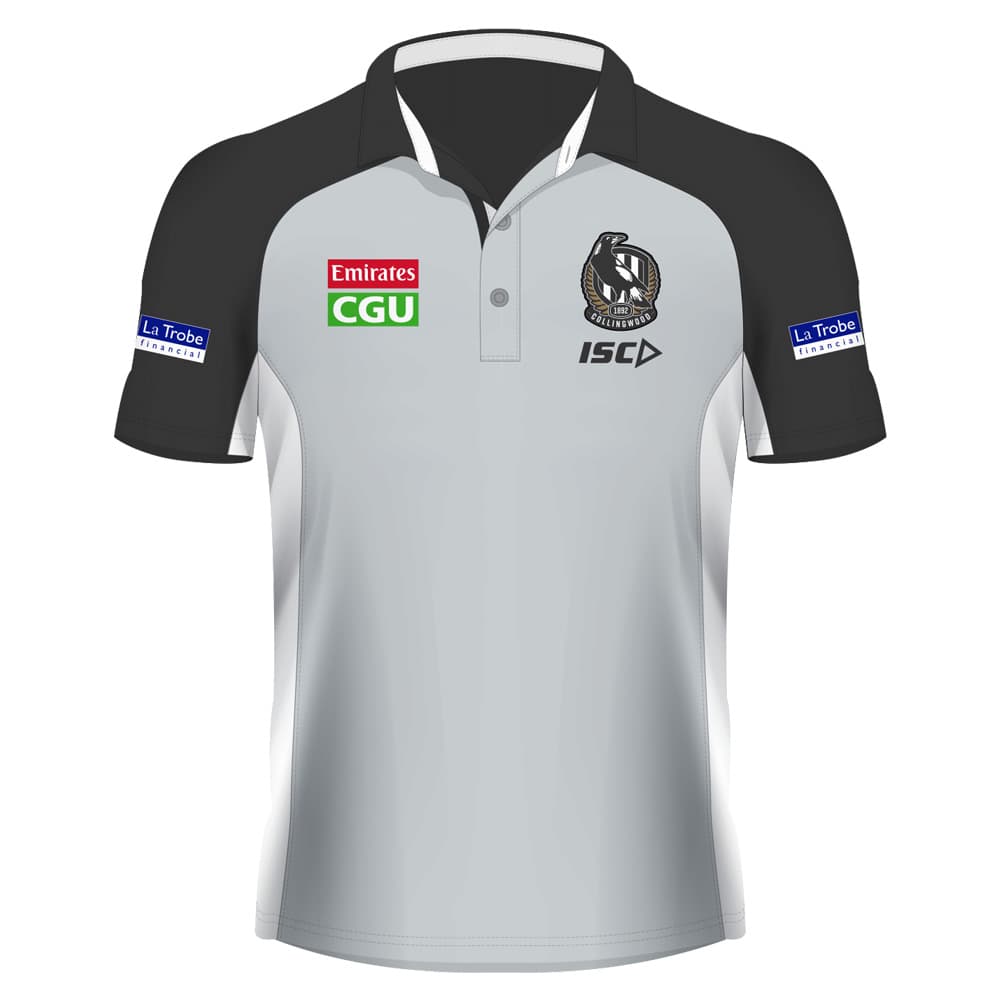 Collingwood Magpies AFL ISC Alternate Polo Shirt