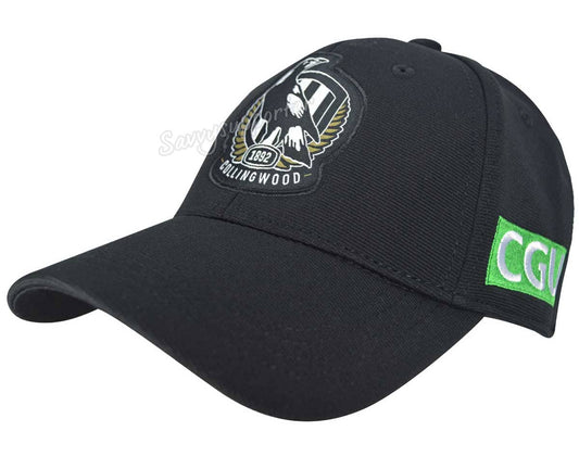 Collingwood Magpies 2020 AFL Black Media Cap