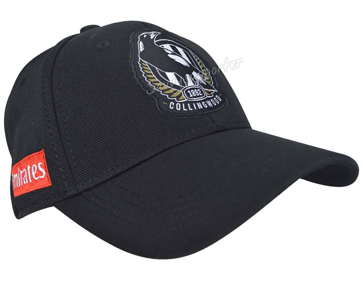 Collingwood Magpies 2020 AFL Black Media Cap