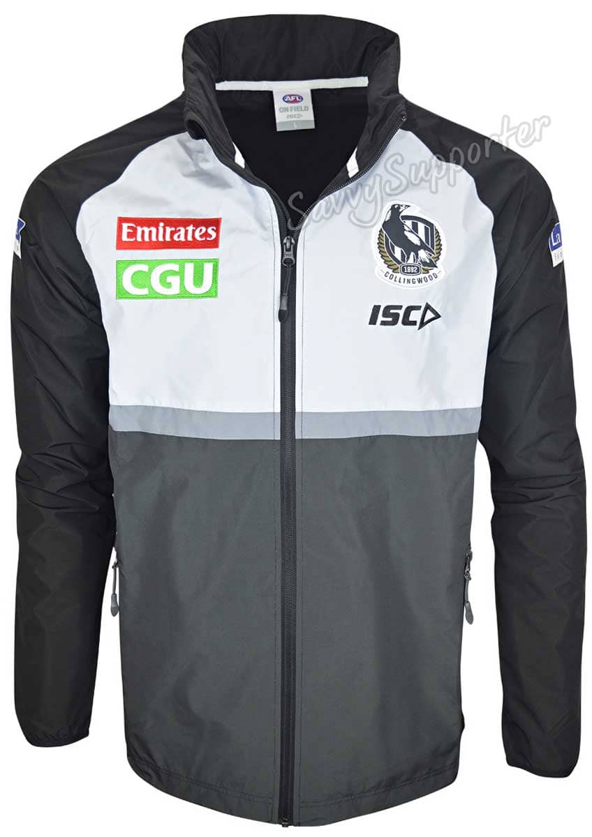 Collingwood Magpies AFL Mens Wet Weather Jacket