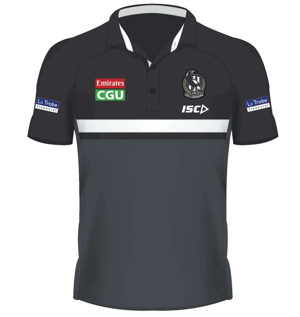 Collingwood Magpies AFL Mens Performance Polo Shirt