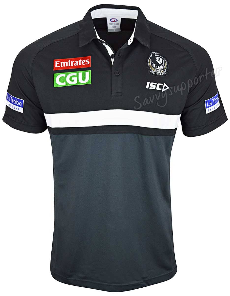 Collingwood Magpies AFL Mens Performance Polo Shirt
