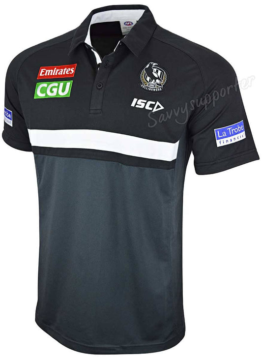 Collingwood Magpies AFL Mens Performance Polo Shirt