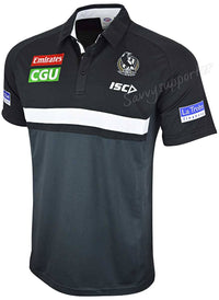 Collingwood Magpies AFL Mens Performance Polo Shirt
