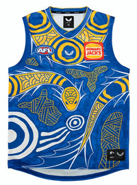 West Coast Eagles AFL Mens Indigenous Guernsey