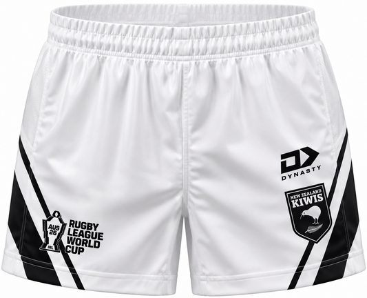 New Zealand Kiwis 2026 RLWC Mens Away Shorts