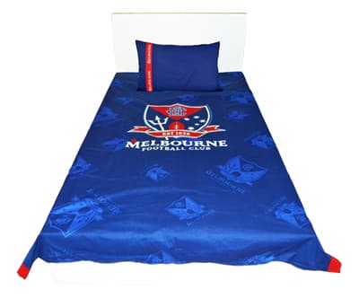 Melbourne Demons AFL Double Quilt + Pillowcase Set