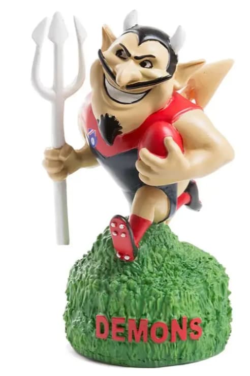 Melbourne Demons AFL Retro Mascot 18cm
