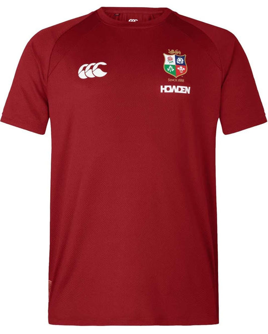 British & Irish Lions 2025 Rugby Union Mens Red Training Shirt