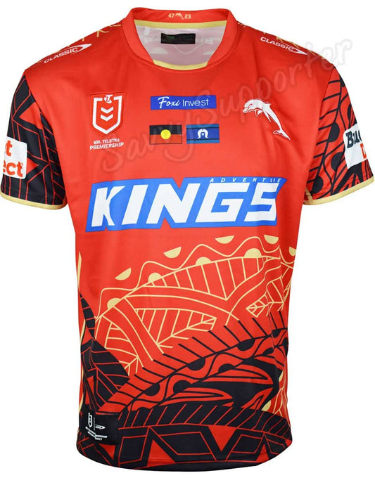 Redcliffe Dolphins 2023 NRL Mens Indigenous Jersey