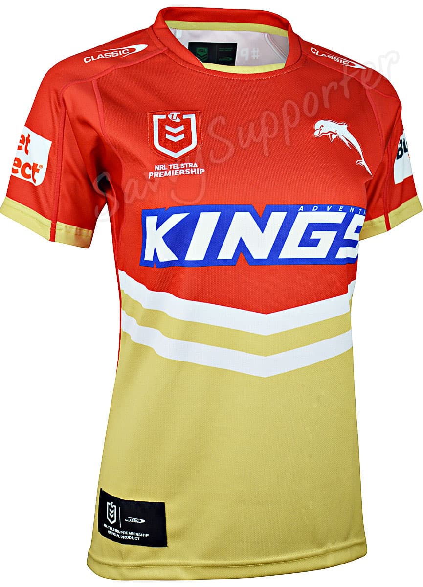Redcliffe Dolphins 2024 NRL Ladies Home Jersey