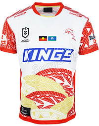 Redcliffe Dolphins 2024 NRL Kids Indigenous Jersey