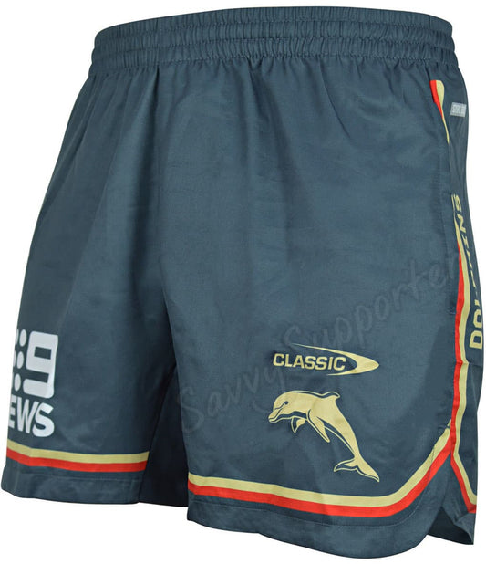 Redcliffe Dolphins 2024 NRL Mens Training Shorts