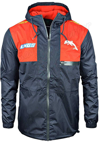 Redcliffe Dolphins 2024 NRL Mens Wet Weather Jacket
