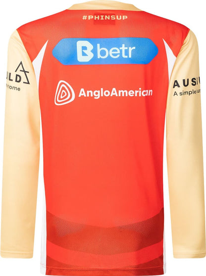 Redcliffe Dolphins 2025 NRL Mens Long Sleeve Shirt