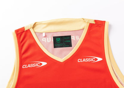 Redcliffe Dolphins 2025 NRL Mens Red Training Singlet