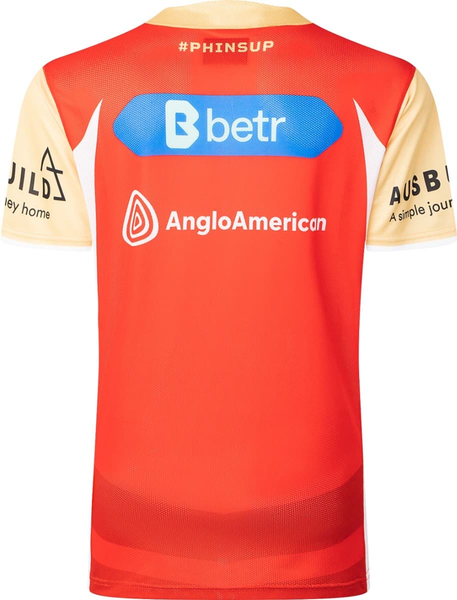 Redcliffe Dolphins 2025 NRL Mens Red Training Shirt
