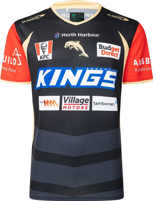 Redcliffe Dolphins 2025 NRL Mens Coaches Training Shirt