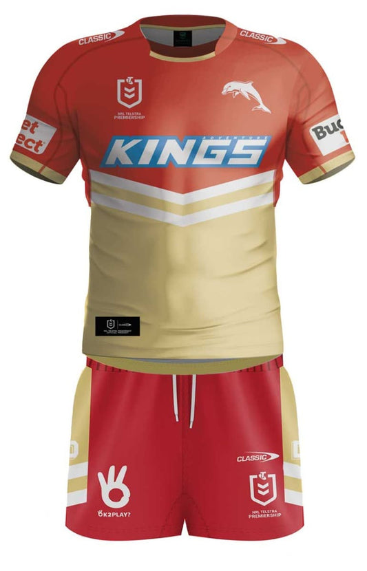 Redcliffe Dolphins 2024 NRL Toddler Home Jersey