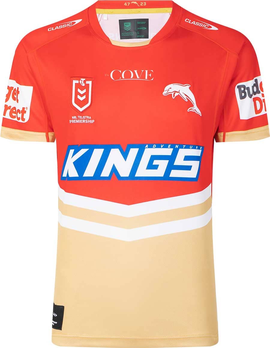 Redcliffe Dolphins 2023 NRL Mens Home Jersey