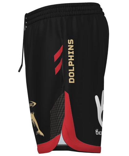 Redcliffe Dolphins 2023 NRL Mens Zip Training Shorts
