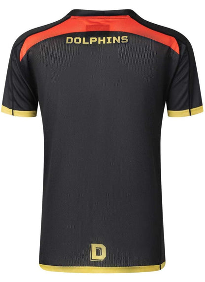Redcliffe Dolphins NRL Mens Black Training Shirt