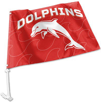 Dolphins 2026 NRL Car Flag (x1)
