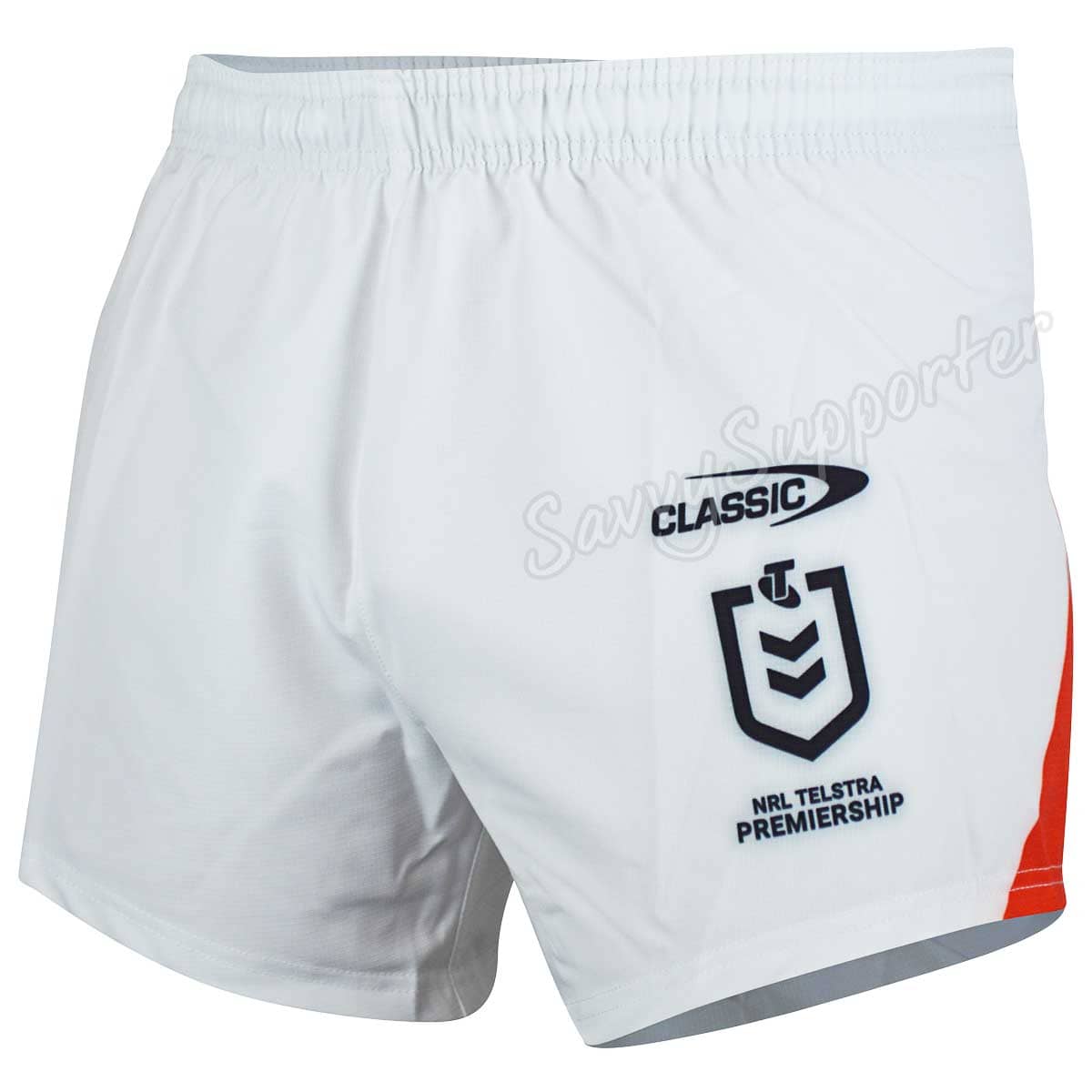 St George Dragons NRL Mens Players Home Shorts