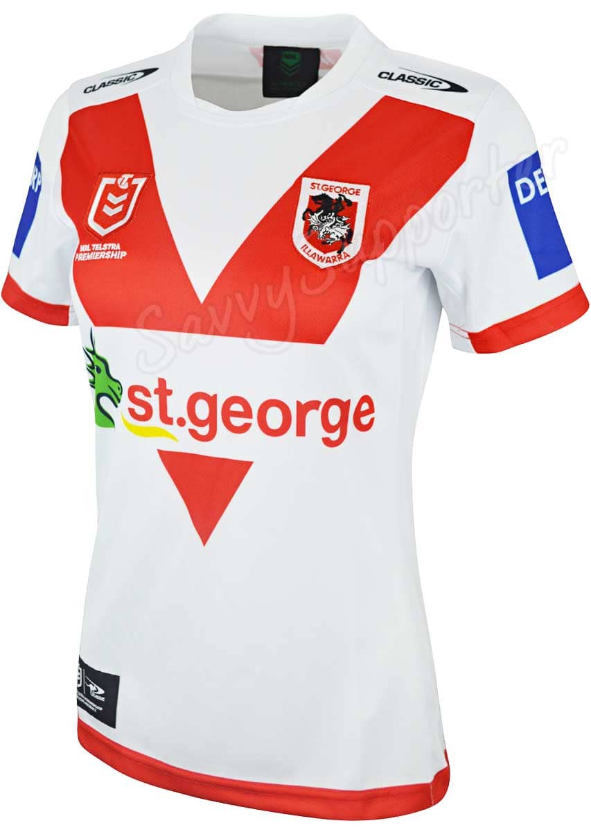 St George Dragons NRL Ladies Home Jersey