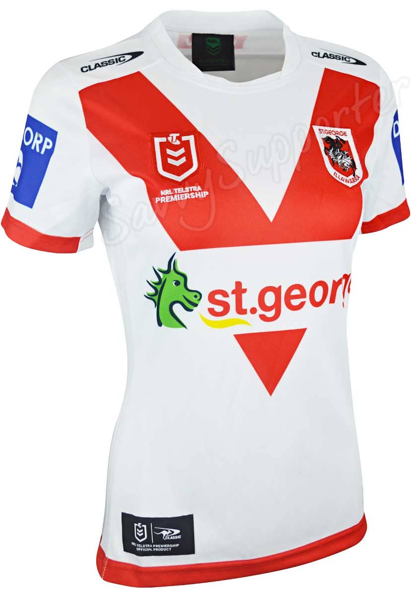 St George Dragons NRL Ladies Home Jersey