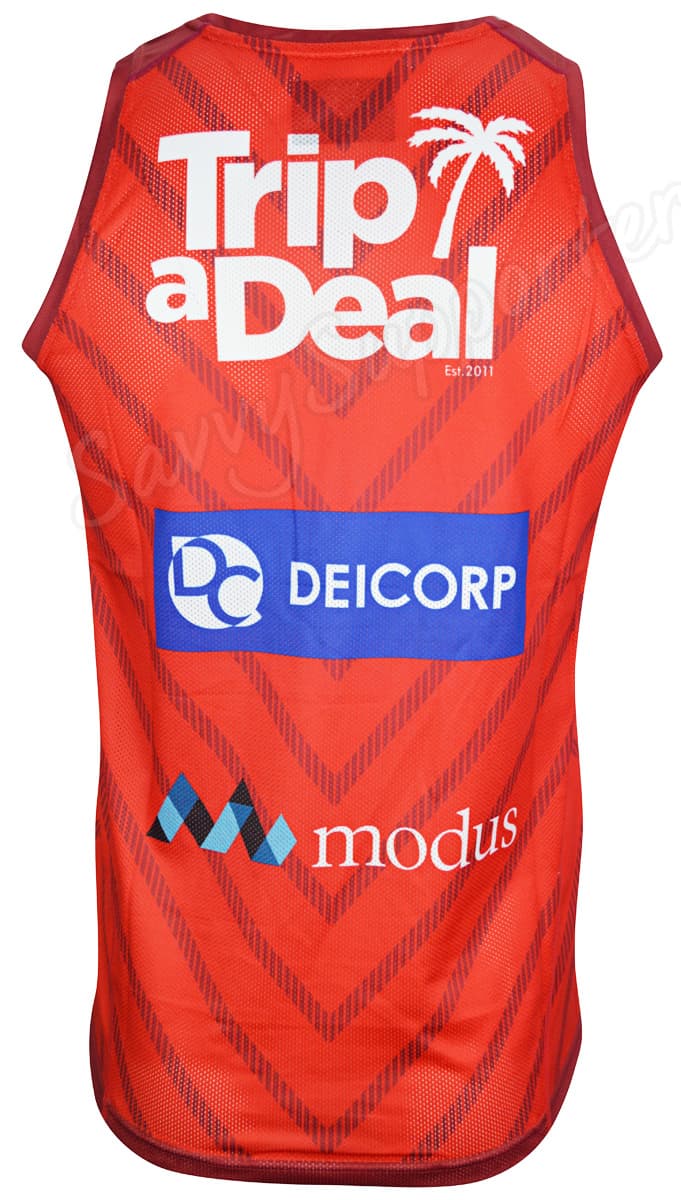 St George Dragons NRL Mens Red Training Singlet