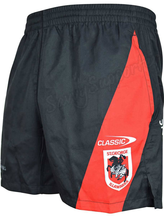 St George Dragons NRL Mens Training Shorts