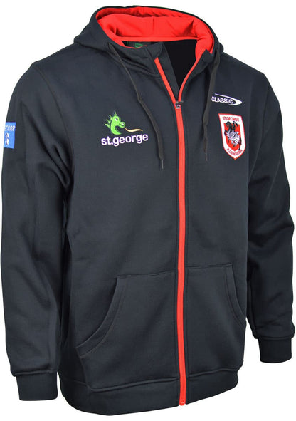 St George Dragons 2023 NRL Mens Full Zip Hoodie