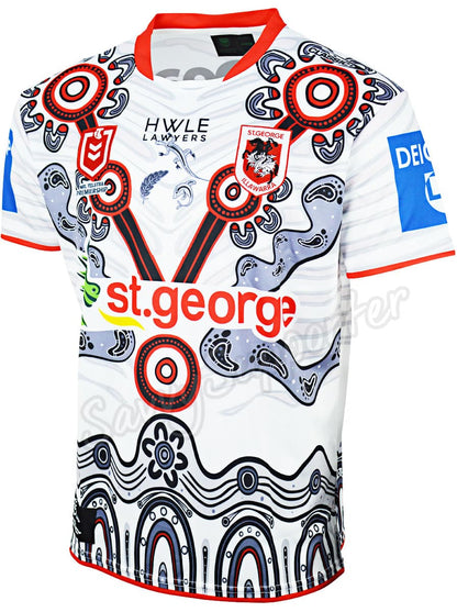 St George Dragons 2024 NRL Mens Indigenous Jersey
