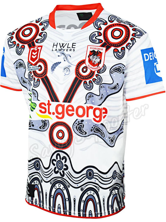 St George Dragons 2024 NRL Mens Indigenous Jersey
