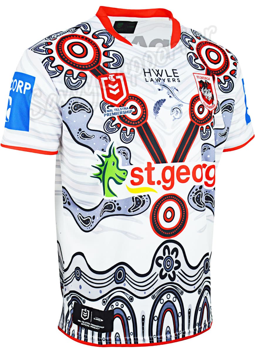 St George Dragons 2024 NRL Mens Indigenous Jersey