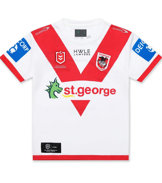 St George Dragons 2024 NRL Kids Home Jersey