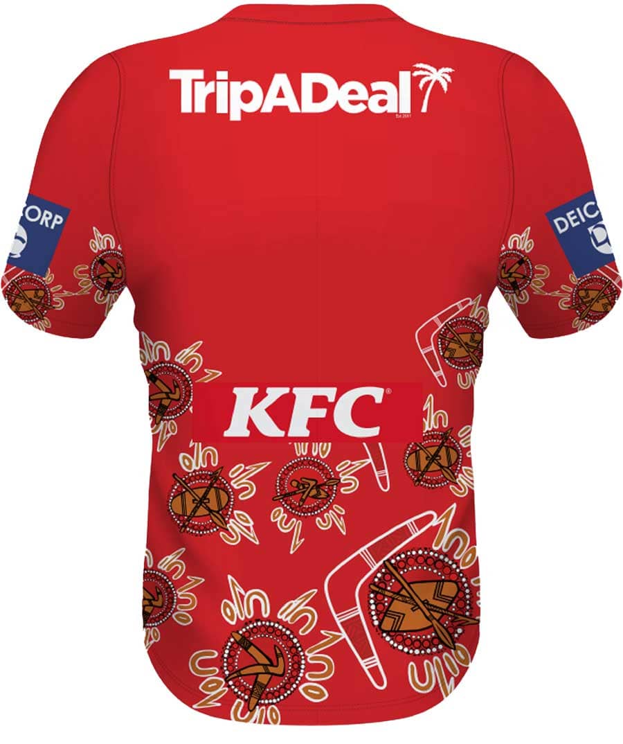 St George Dragons 2023 NRL Mens Indigenous Training Shirt