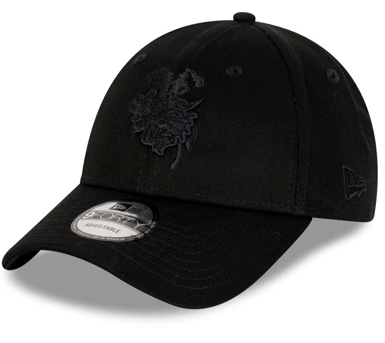 St George Dragons NRL Black on Black 9Forty Snapback Cap