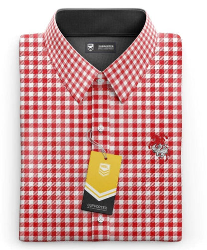 St George Dragons NRL Mens Dawson Business Shirt