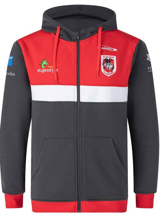 St George Dragons Classic NRL Mens Full Zip Hoodie