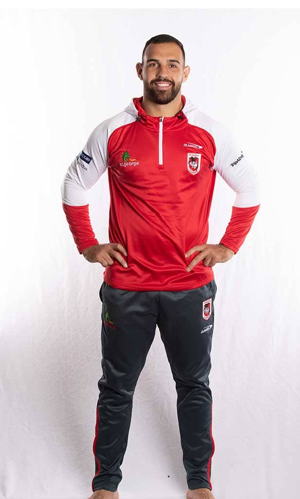 St George Dragons NRL Mens Grey Track Pants