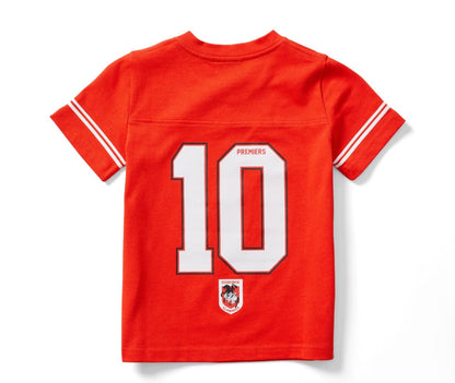 St George Dragons 2025 NRL Kids Gridiron Shirt