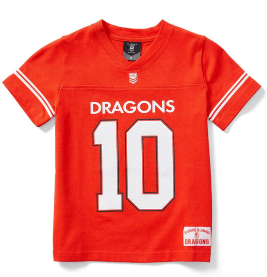 St George Dragons 2025 NRL Kids Gridiron Shirt