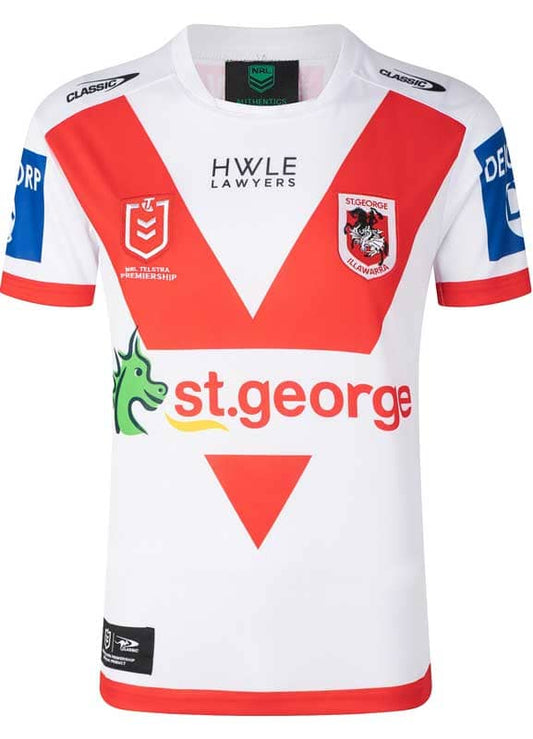 St George Dragons Dragons Classic NRL Kids Home Jersey