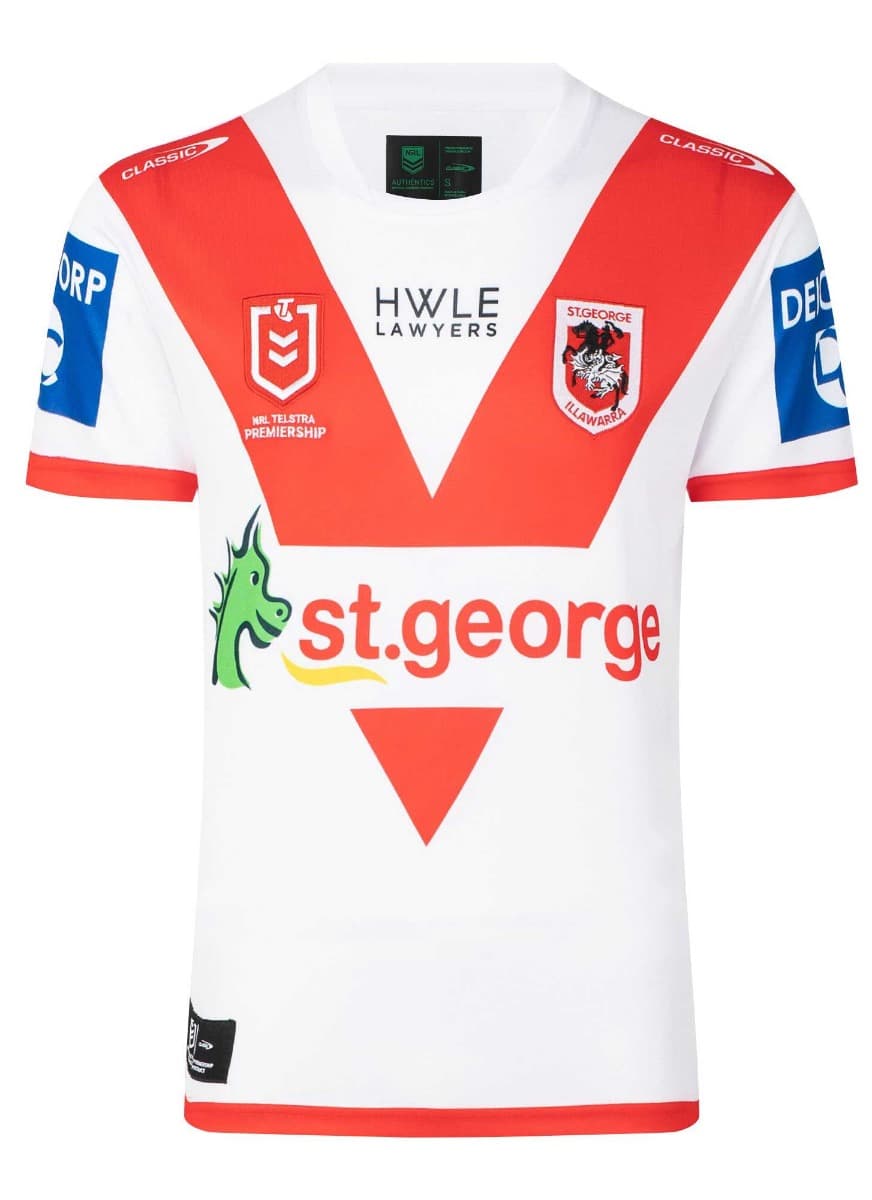 St George Dragons 2023 NRL Mens Home Jersey