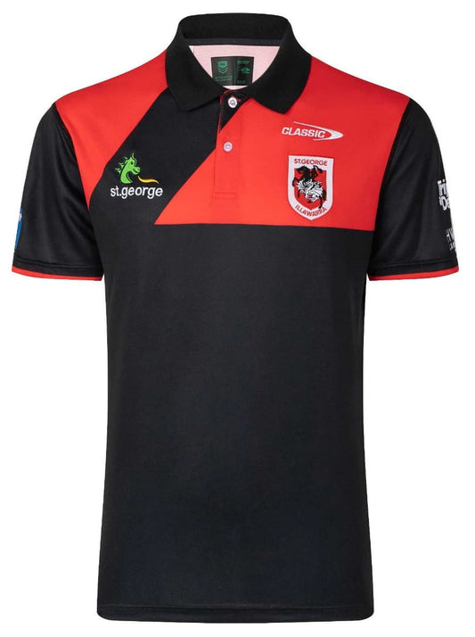 St George Dragons 2023 NRL Mens Players Polo Shirt