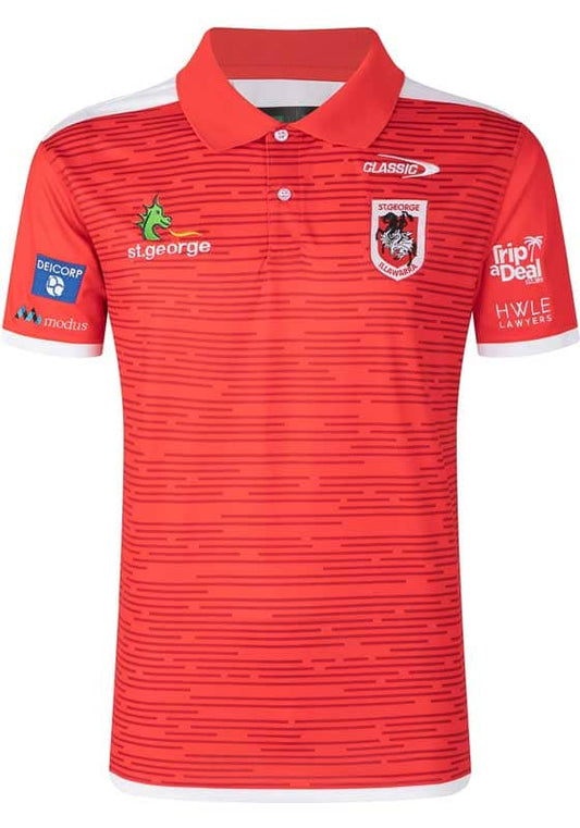 St George Dragons Classic NRL Mens Player Polo Shirt