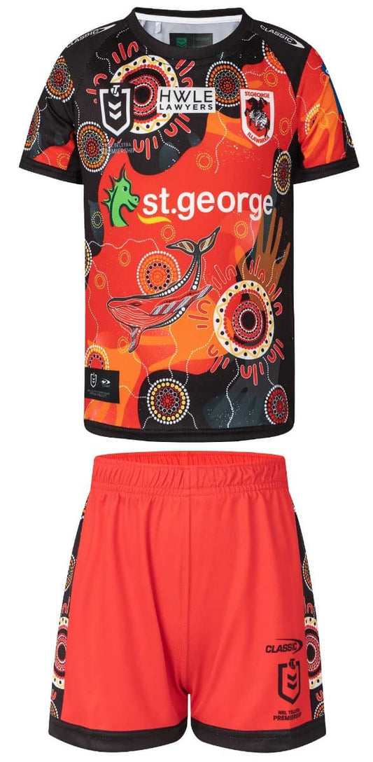 St George Dragons Dragons Classic NRL Toddler Indigenous Jersey